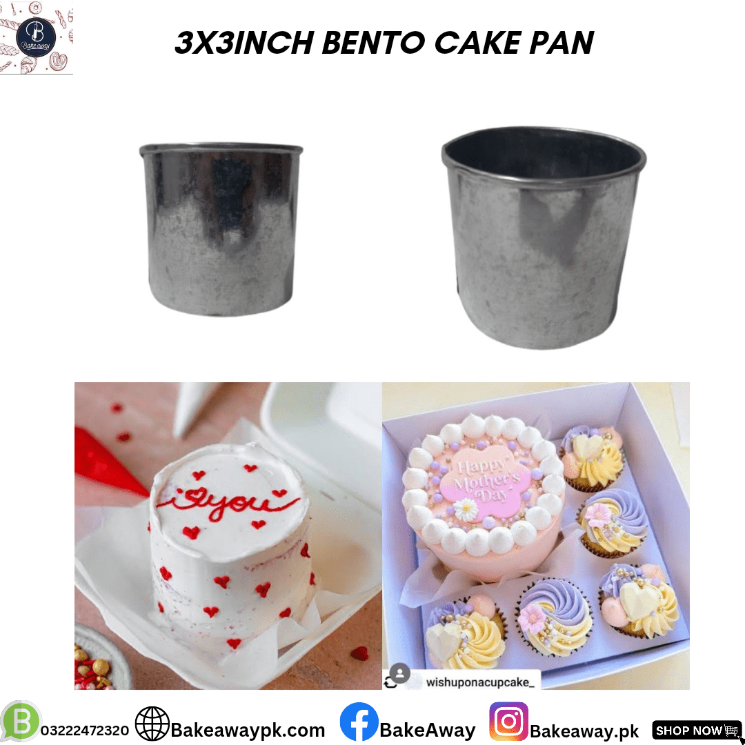 3X3INCH BENTO CAKE PAN