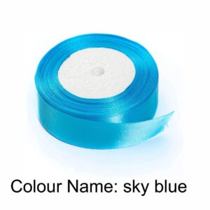 1INCH LIGHT BLUE RIBBON FOR CAKE BOX