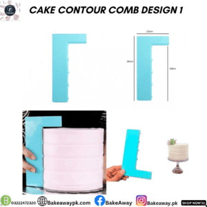 CAKE CONTOUR COMB DESIGN 1
