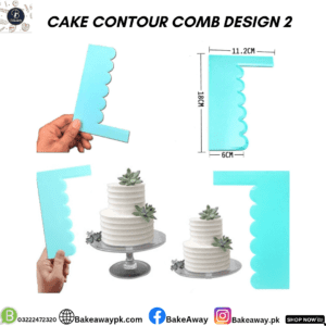 CAKE CONTOUR COMB DESIGN 2