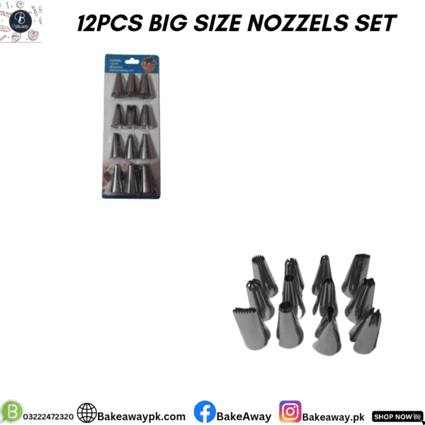 12PCS BIG SIZE NOZZELS SET