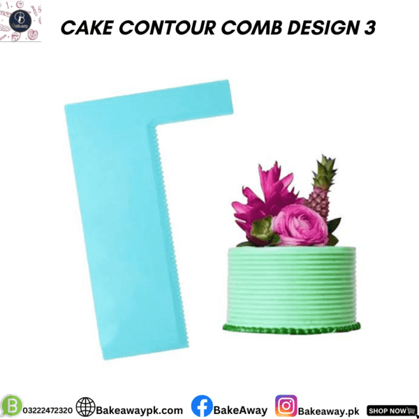 CAKE CONTOUR COMB DESIGN 3