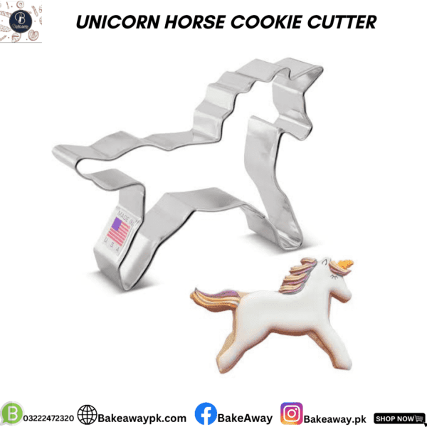 UNICORN HORSE COOKIE CUTTER