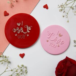 I Love You Fondant Embosser