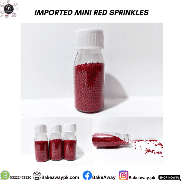 IMPORTED MINI RED SPRINKLES