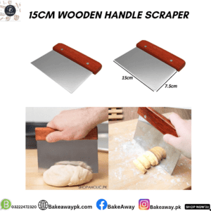 15CM WOODEN HANDLE SCRAPER
