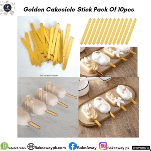 GOLDEN CAKESICLE STICK PACK OF 10PCS