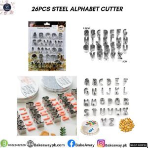 26PCS STEEL ALPHABET CUTTER SET
