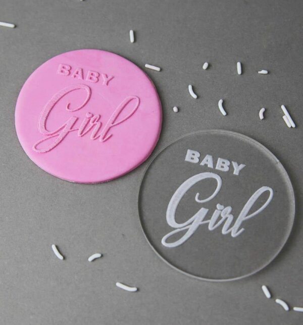 Baby Girl Fondant Embosser