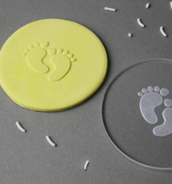Baby Foot Fondant Embosser