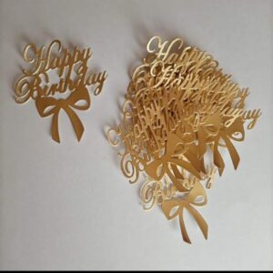 Happy Birthday Cutout Pack Of 6pcs Design 2