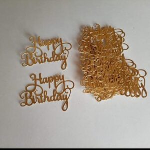 Happy Birthday Cutout Pack Of 6pcs Design 3
