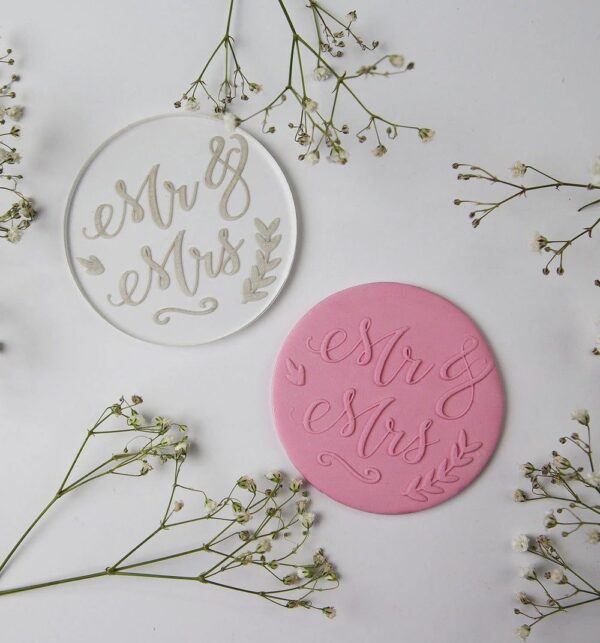 Mr & Mrs Fondant Embosser