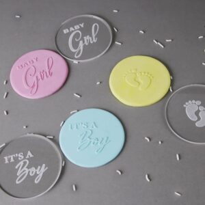 Baby Theme Fondant Embosser Set Of 3Pcs