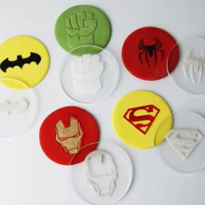 Super Heroes Embossers Set Of Five Stamps