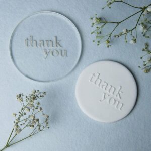 Thank You Fondant Embosser