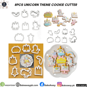 8PCS UNICORN COOKIE CUTTER