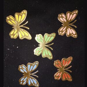 BUTTERFLY CUTOUTS DESIGN 2 PACK OF 5