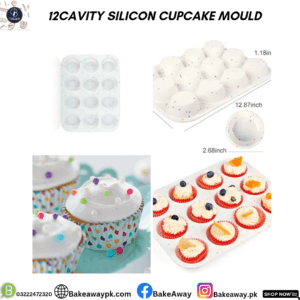 12cavity Silicone Cupcake Mould
