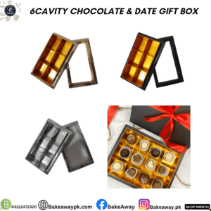 6CAVITY CHOCOLATE & DATES BOXE