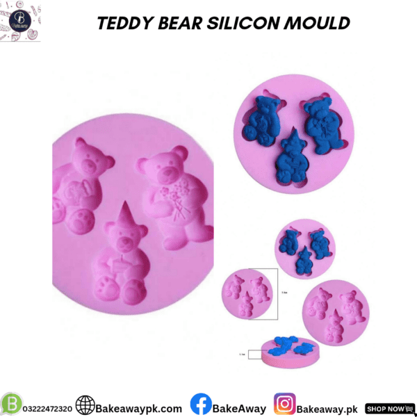 MINI TEDDY BEAR SILICON MOULD