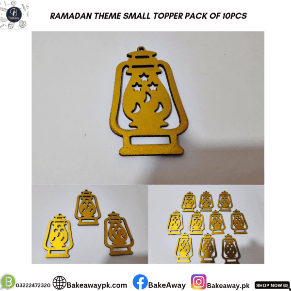 RAMADAN THEME SMALL TOPPER PACK OF 10PCS