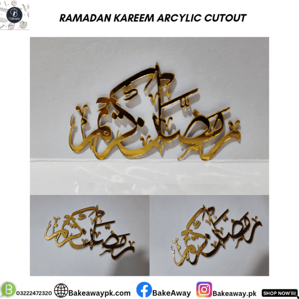 RAMADAM KAREEM ARCYLIC CUTOUT