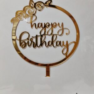 HAPPY BIRTHDAY ACRYLIC TOPPER DESIGN 16