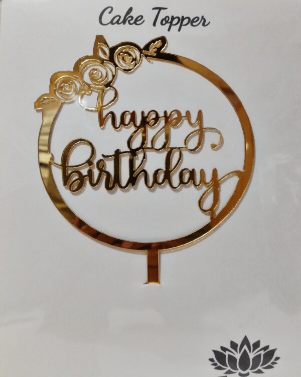 HAPPY BIRTHDAY ACRYLIC TOPPER DESIGN 16