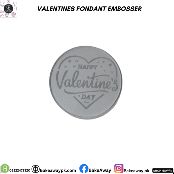 VALENTINES DAY FONDANT EMBOSSER