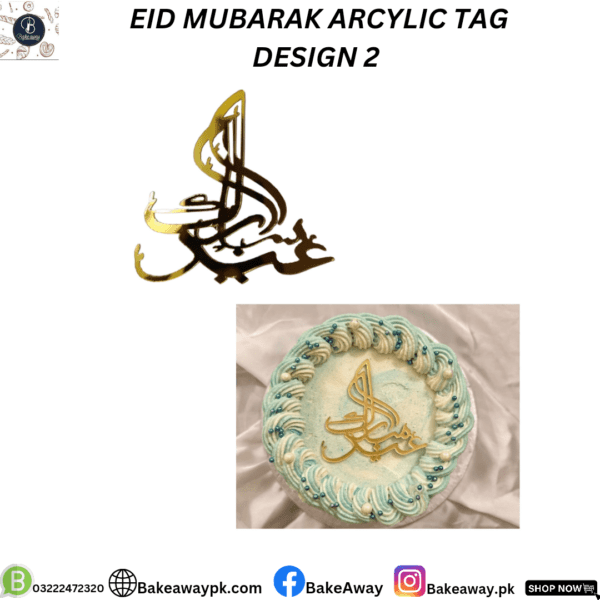 EID MUBARAK ARCYLIC TAG DESIGN 2