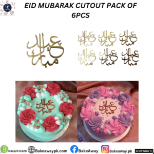 EID MUBARAK CUTOUT PACK OF 6PCS