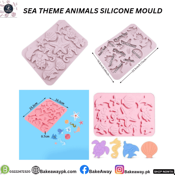 SEA THEME ANIMALS SILICON MOULD