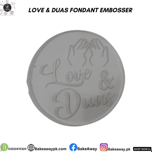 LOVE & DUAS FONDANT EMBOSSER