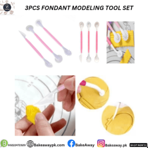 3PCS FONDANT MODELING TOOL SET