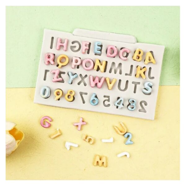 MINI CAPITAL ALPHABET SILICONE MOULD