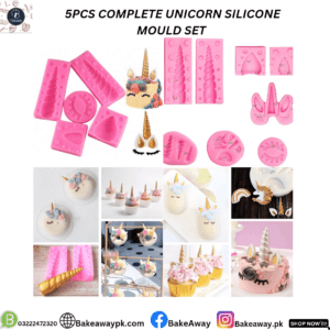 5PCS UNICORN SILICONE MOULD SET