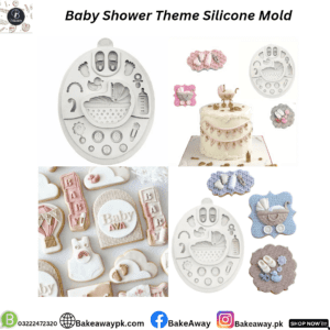 Baby Shower Theme Silicone Mould