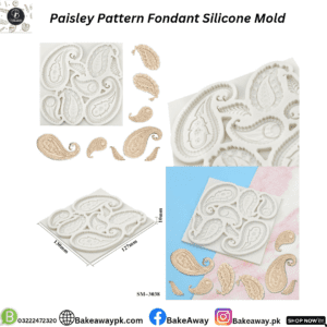 Paisley Pattern Fondant Silicone Mould
