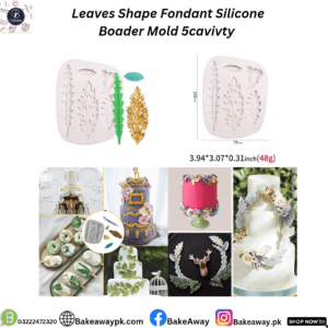 Leaves Shape Fondant Silicone Mould