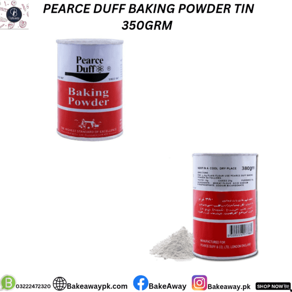 Pearce Duff Baking Powder Tin 350grm