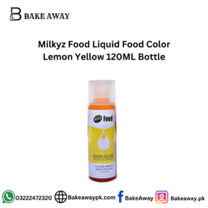 Milkyz Food Liquid Food Color Lemon 120ML Bottle