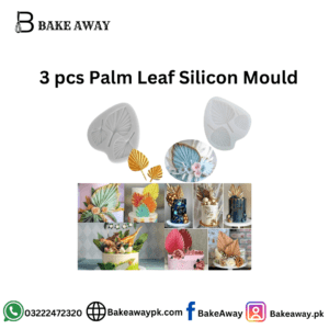 3 pcs Palm Leaf Silicon Mould