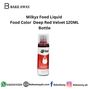 Milkyz Food Liquid Food Color Deep Red 120ML Bottle