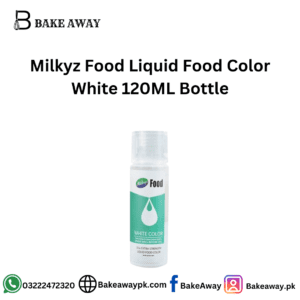 Milkyz Food Liquid Food Color White 120ML Bottle