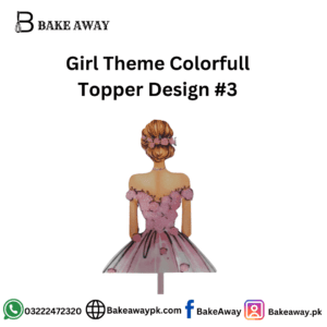 Girl Theme Colorfull Topper Design #3