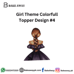 Girl Theme Colorfull Topper Design #4