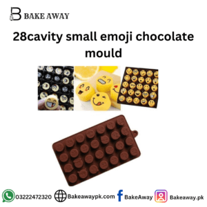 28 Cavity Small Emoji Chocolate Mould