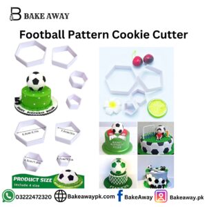 Football Pattern Cookie Cutter