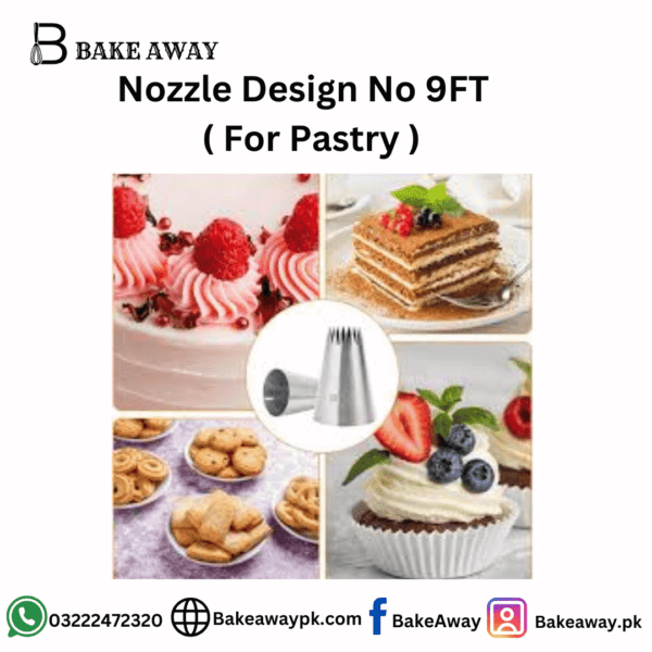 Nozzle Design No 9FT   ( For Pastry )